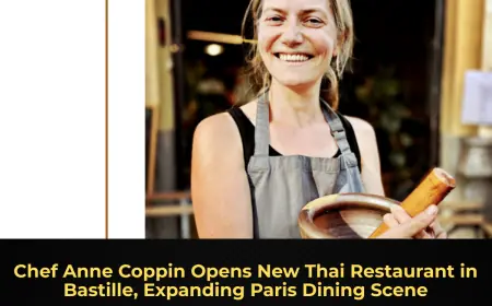 Chef Anne Coppin Opens New Thai Restaurant in Bastille, Expanding Paris Dining Scene