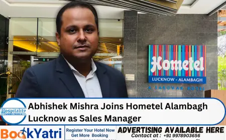 Abhishek Mishra Joins Hometel Alambagh Lucknow as Sales Manager