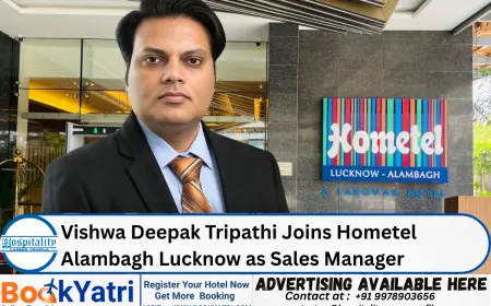 Vishwa Deepak Tripathi Joins Hometel Alambagh Lucknow as Sales Manager