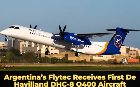Argentina’s Flytec Receives First De Havilland DHC‑8 Q400 Aircraft
