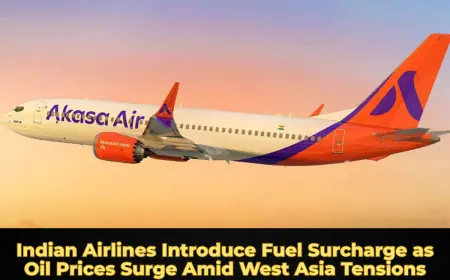 Indian Airlines Introduce Fuel Surcharge as Oil Prices Surge Amid West Asia Tensions