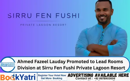 Ahmed Fazeel Lauday Promoted to Lead Rooms Division at Sirru Fen Fushi Private Lagoon Resort