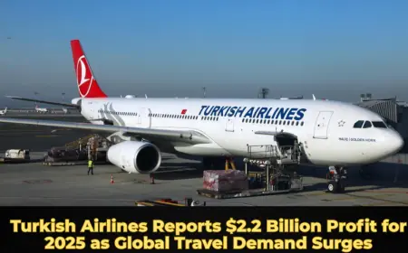 Turkish Airlines Reports $2.2 Billion Profit for 2025 as Global Travel Demand Surges