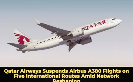 Qatar Airways Suspends A380 Flights on Five Global Routes During Fleet Strategy Shift