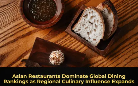 Asian Restaurants Dominate Global Dining Rankings as Regional Culinary Influence Expands