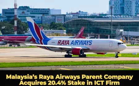 Malaysia’s Raya Airways Parent Company Acquires 20.4% Stake in ICT Firm