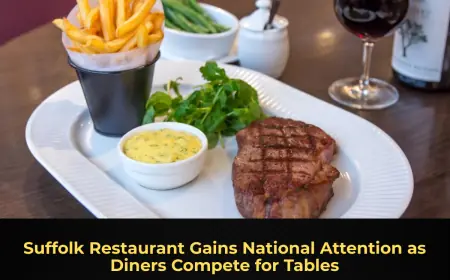 Suffolk Restaurant Gains National Attention as Diners Compete for Tables