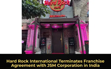 Hard Rock International Terminates Franchise Agreement with JSM Corporation in India
