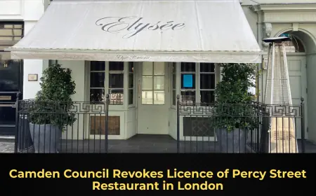 Camden Council Revokes Licence of Percy Street Restaurant in London