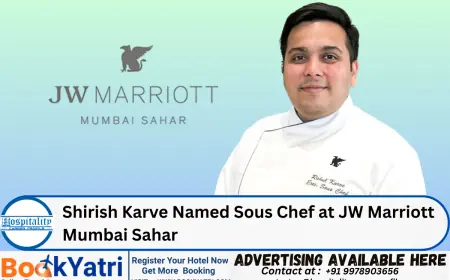 Shirish Karve Named Sous Chef at JW Marriott Mumbai Sahar