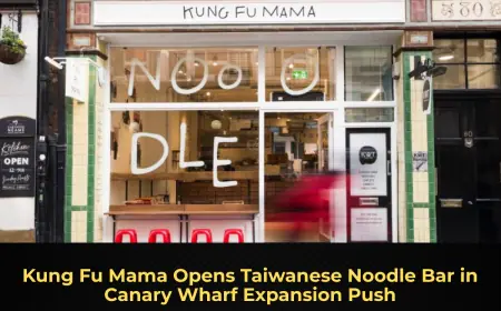 Kung Fu Mama Opens Taiwanese Noodle Bar in Canary Wharf Expansion Push