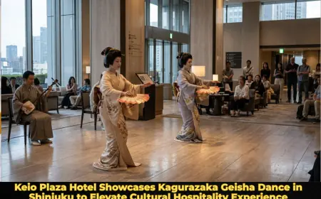 Keio Plaza Hotel Showcases Kagurazaka Geisha Dance in Shinjuku to Elevate Cultural Hospitality Experience
