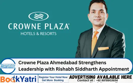 Crowne Plaza Ahmedabad Strengthens Leadership with Rishabh Siddharth Appointment