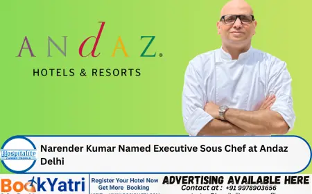 Narender Kumar Named Executive Sous Chef at Andaz Delhi