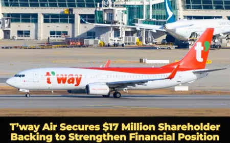 T’way Air Secures $17 Million Shareholder Backing to Strengthen Financial Position