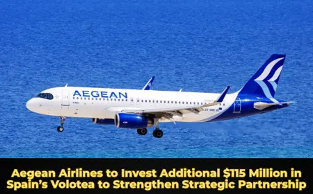 Aegean Airlines to Invest Additional $115 Million in Spain’s Volotea to Strengthen Strategic Partnership