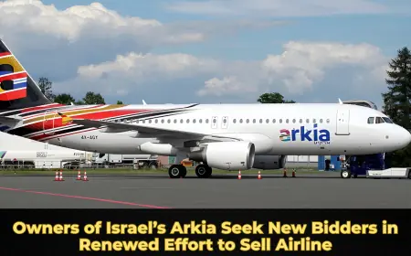Owners of Israel’s Arkia Seek New Bidders in Renewed Effort to Sell Airline