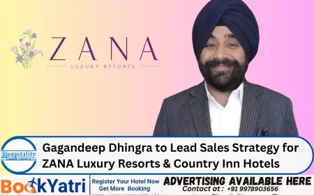 Gagandeep Dhingra to Lead Sales Strategy for ZANA Luxury Resorts & Country Inn Hotels