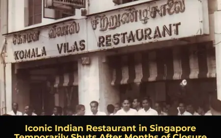Iconic Indian Restaurant in Singapore Temporarily Shuts After Months of Closure