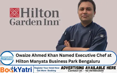 Owaize Ahmed Khan Named Executive Chef at Hilton Manyata Business Park Bengaluru