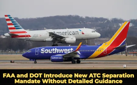 FAA and DOT Introduce New ATC Separation Mandate Without Detailed Guidance