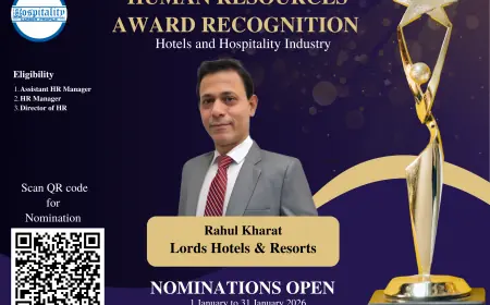 Rahul Kharat Nominated for HCP Human Resources Award 2026 – The People’s Choice for Hospitality Excellence