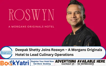 Deepak Shetty Joins Roswyn – A Morgans Originals Hotel to Lead Culinary Operations