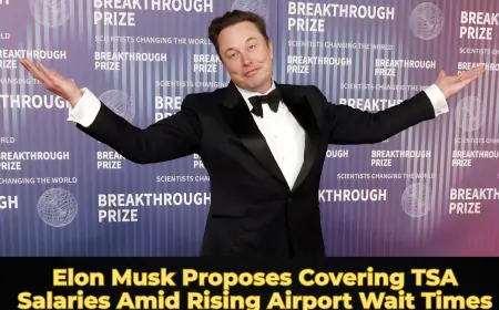 Elon Musk Proposes Covering TSA Salaries Amid Rising Airport Wait Times