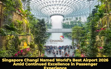Singapore Changi Named World’s Best Airport 2026 Amid Continued Excellence in Passenger Experience