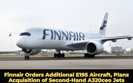 Finnair Orders Additional E195 Aircraft, Plans Acquisition of Second-Hand A320ceo Jets