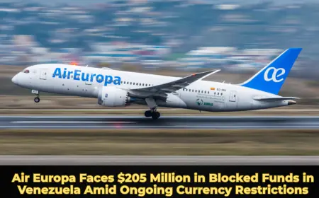 Air Europa Faces $205 Million in Blocked Funds in Venezuela Amid Ongoing Currency Restrictions