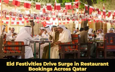 Eid Festivities Drive Surge in Restaurant Bookings Across Qatar