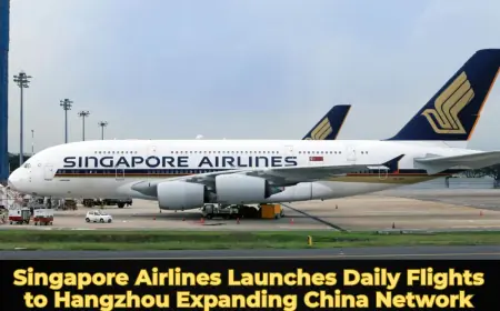 Singapore Airlines Launches Daily Flights to Hangzhou Expanding China Network