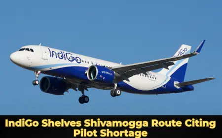 IndiGo Shelves Shivamogga Route Citing Pilot Shortage