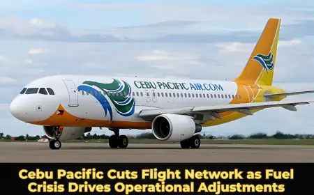 Cebu Pacific Cuts Flight Network as Fuel Crisis Drives Operational Adjustments