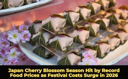 Japan Cherry Blossom Season Hit by Record Food Prices as Festival Costs Surge in 2026