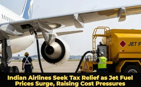 Indian Airlines Seek Tax Relief as Jet Fuel Prices Surge, Raising Cost Pressures