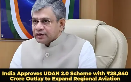 India Approves UDAN 2.0 Scheme with ₹28,840 Crore Outlay to Expand Regional Aviation