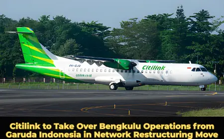 Citilink to Take Over Bengkulu Operations from Garuda Indonesia in Network Restructuring Move