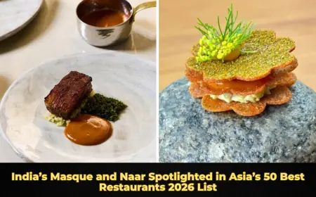 India’s Masque and Naar Spotlighted in Asia’s 50 Best Restaurants 2026 List