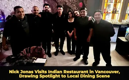 Nick Jonas Visits Indian Restaurant in Vancouver, Drawing Spotlight to Local Dining Scene