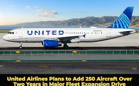 United Airlines Plans to Add 250 Aircraft Over Two Years in Major Fleet Expansion Drive