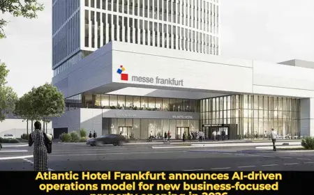 Atlantic Hotel Frankfurt announces AI-driven operations model for new business-focused property opening in 2026