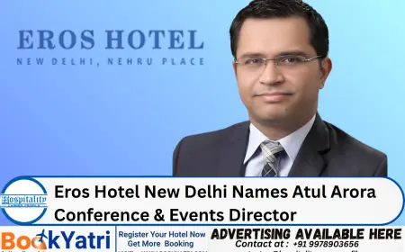Eros Hotel New Delhi Names Atul Arora Conference & Events Director
