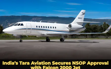 India’s Tara Aviation Secures NSOP Approval with Falcon 2000 Jet
