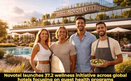 Novotel launches 37.2 wellness initiative across global hotels focusing on guest health programs