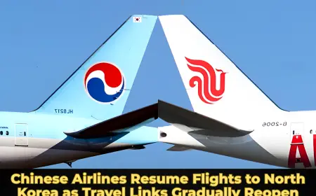 Chinese Airlines Resume Flights to North Korea as Travel Links Gradually Reopen