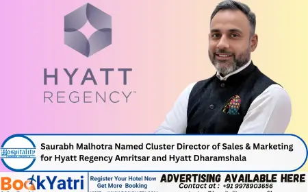 Saurabh Malhotra Named Cluster Director of Sales & Marketing for Hyatt Regency Amritsar and Hyatt Dharamshala