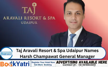 Taj Aravali Resort & Spa Udaipur Names Harsh Champawat General Manager
