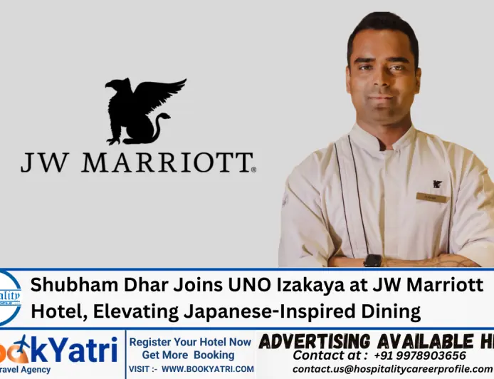 Shubham Dhar Joins UNO Izakaya at JW Marriott Hotel, Elevating Japanese-Inspired Dining